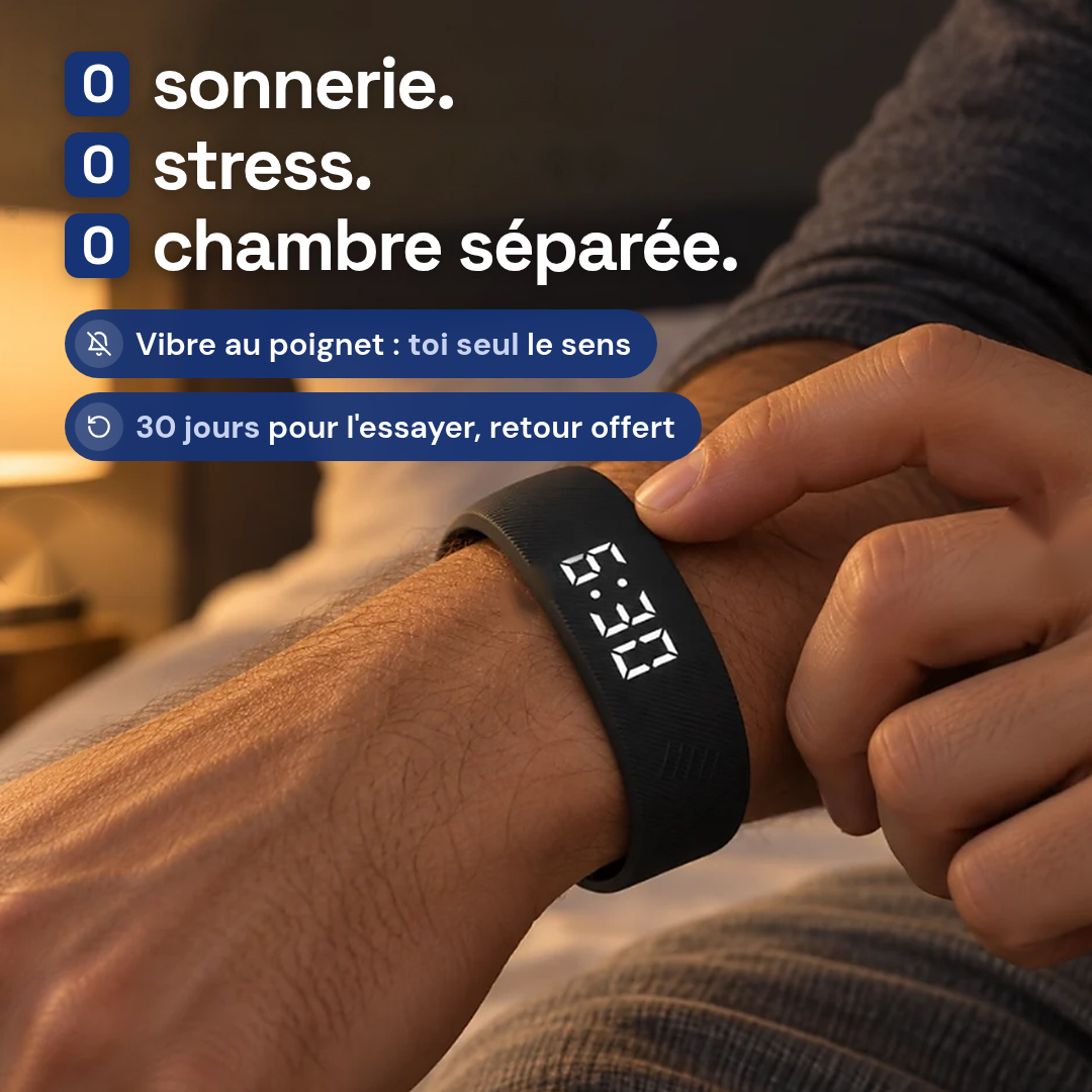 Bracelet réveil vibrant